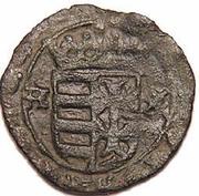 Denier - Vladislaus I, Hungary, 1442 reverse image