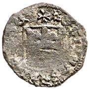 Denier - Vladislaus I and John Hunyadi obverse image