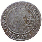 10 Kreuzers - Ferdinand I Hall obverse image