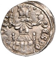 Denier - John Hunyadi and George Branković, Hungary, 1451 reverse image