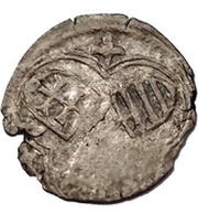 Denier - Ladislaus V, Hungary, 1451-1452 reverse image
