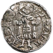 Denier - Ladislaus V, Hungary, 1453-1454 reverse image