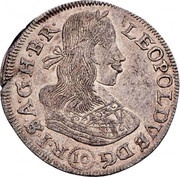 10 Kreuzers - Leopold I Vienna obverse image