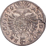 10 Kreuzers - Leopold I Vienna, Austria, 1659 reverse image