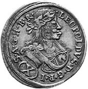 10 Kreuzers - Leopold I Graz obverse image