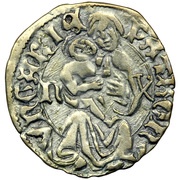 Denier - Matthias Corvinus, Hungary, 1468-1470 reverse image