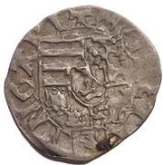 Denier - Matthias Corvinus occupied Vienna mint obverse image