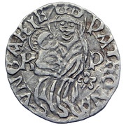 Denier - Matthias Corvinus, Hungary, 1489-1490 reverse image