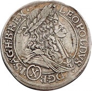 10 Kreuzers - Leopold I Vienna obverse image