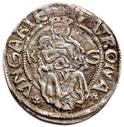 Denier Piedfort - Vladislaus II, Hungary, 1505-1516 reverse image