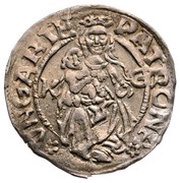 Denier Piedfort - Louis II, Hungary, 1517-1527 reverse image