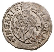 Denier Piedfort - John Zápolya, Hungary, 1527 reverse image