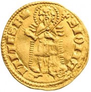 Florin - Louis I, Hungary, 1354-1357 reverse image