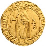 Florin - Louis I, Hungary, 1358-1371 reverse image