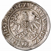 12 Kreuzer ⅙ Reichsthaler - Ferdinand I Vienna, Austria, 1556-1557 reverse image