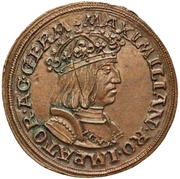¼ Guldiner - Maximilian I Pattern; Hall obverse image