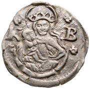 Obol Thick Strike - Ferdinand I, Hungary, 1552-1554 reverse image