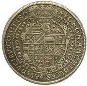 ¼ Thaler - Rudolf II Hall, Austria, 1604-1605 reverse image
