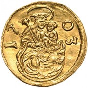 Obol - Leopold I Gold strike, Hungary, 1703 reverse image