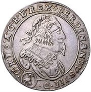 ¼ Thaler - Ferdinand III Vienna obverse image