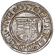 Denier - Ferdinand I Curved Shield obverse image