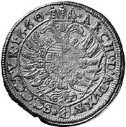 15 Kreuzers - Leopold I Vienna, Austria, 1660 reverse image