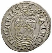 1 Denier - Leopold I, Hungary, 1662-1663 reverse image