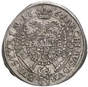 15 Kreuzers - Leopold I Graz, Austria, 1661-1665 reverse image