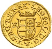 Denier - Leopold I Gold Strike obverse image