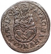 1 Denier - Leopold I, Hungary, 1702-1703 reverse image