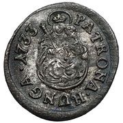 1 Denier - Charles III, Hungary, 1733-1734 reverse image
