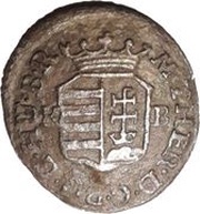 1 Denier - Maria Theresa Open crown, Jesus on left arm obverse image
