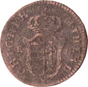 1 Denier - Maria Theresa Closed crown, Jesus on right arm obverse image
