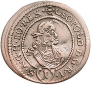 1 Kreuzer - Leopold I obverse image