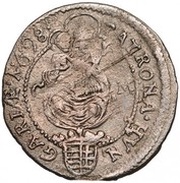 1 Kreuzer - Leopold I, Hungary, 1695-1699 reverse image