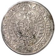 15 Kreuzers - Leopold I Neuburg am Inn, Austria, 1664 reverse image