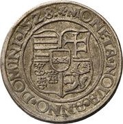 Wide Garas Thick Strike - Ferdinand I, Hungary, 1527-1537 reverse image
