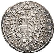 ¼ Thaler - Leopold I Vienna, Austria, 1671 reverse image