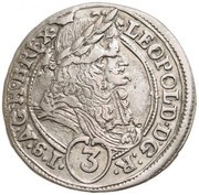 3 Kreuzers - Leopold I obverse image