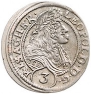 3 Kreuzers - Leopold I obverse image