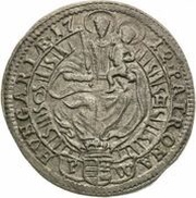 3 Kreuzers - Charles III, Hungary, 1712-1715 reverse image