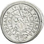 3 Kreuzers - Charles III, Hungary, 1716-1721 reverse image