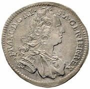 3 Kreuzers - Francis I of Lorraine, as co-ruler Baroque shield obverse image