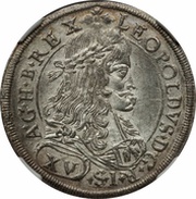 15 Kreuzers - Leopold I Graz obverse image