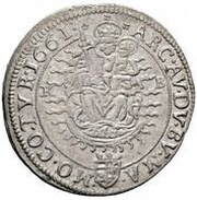 6 Kreuzers - Leopold I, Hungary, 1661 reverse image