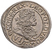 6 Kreuzers - Leopold I obverse image