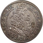 15 Kreuzers - Leopold I Hall obverse image