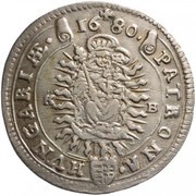 15 Kreuzers - Leopold I, Hungary, 1677-1686 reverse image