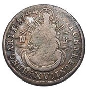 15 Kreuzers - Maria Theresa, Hungary, 1743-1745 reverse image
