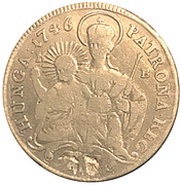 15 Kreuzers - Maria Theresa, Hungary, 1746 reverse image